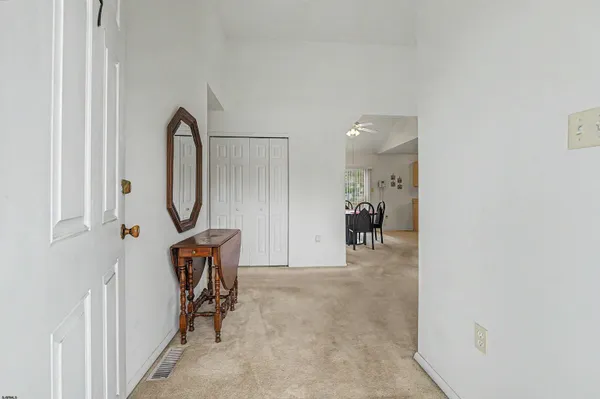 a view of a livingroom with furniture