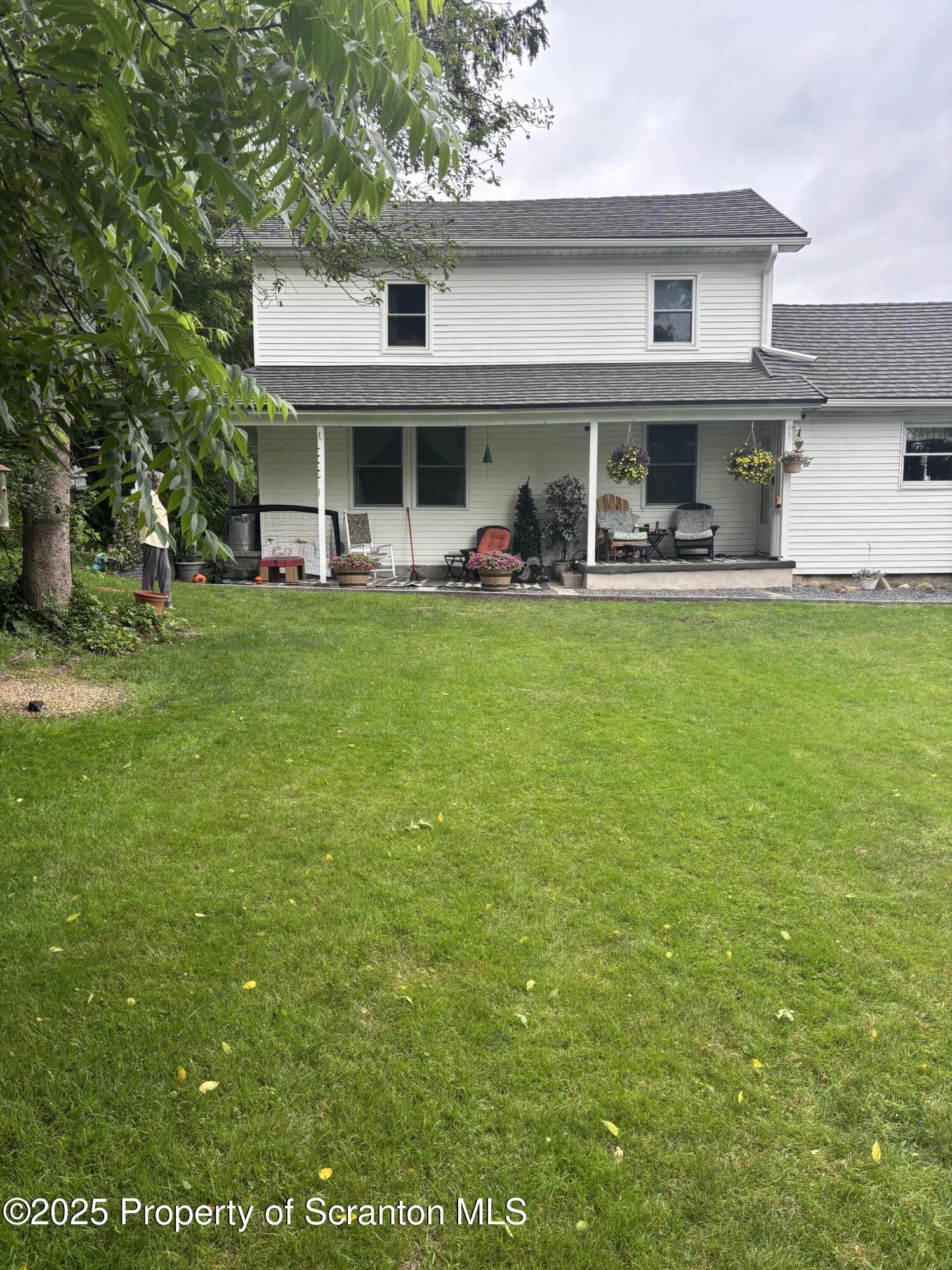 5036 Rear Birney Moosic, PA 18507 - Photo 15 of 35 a front view of a house with a garden
