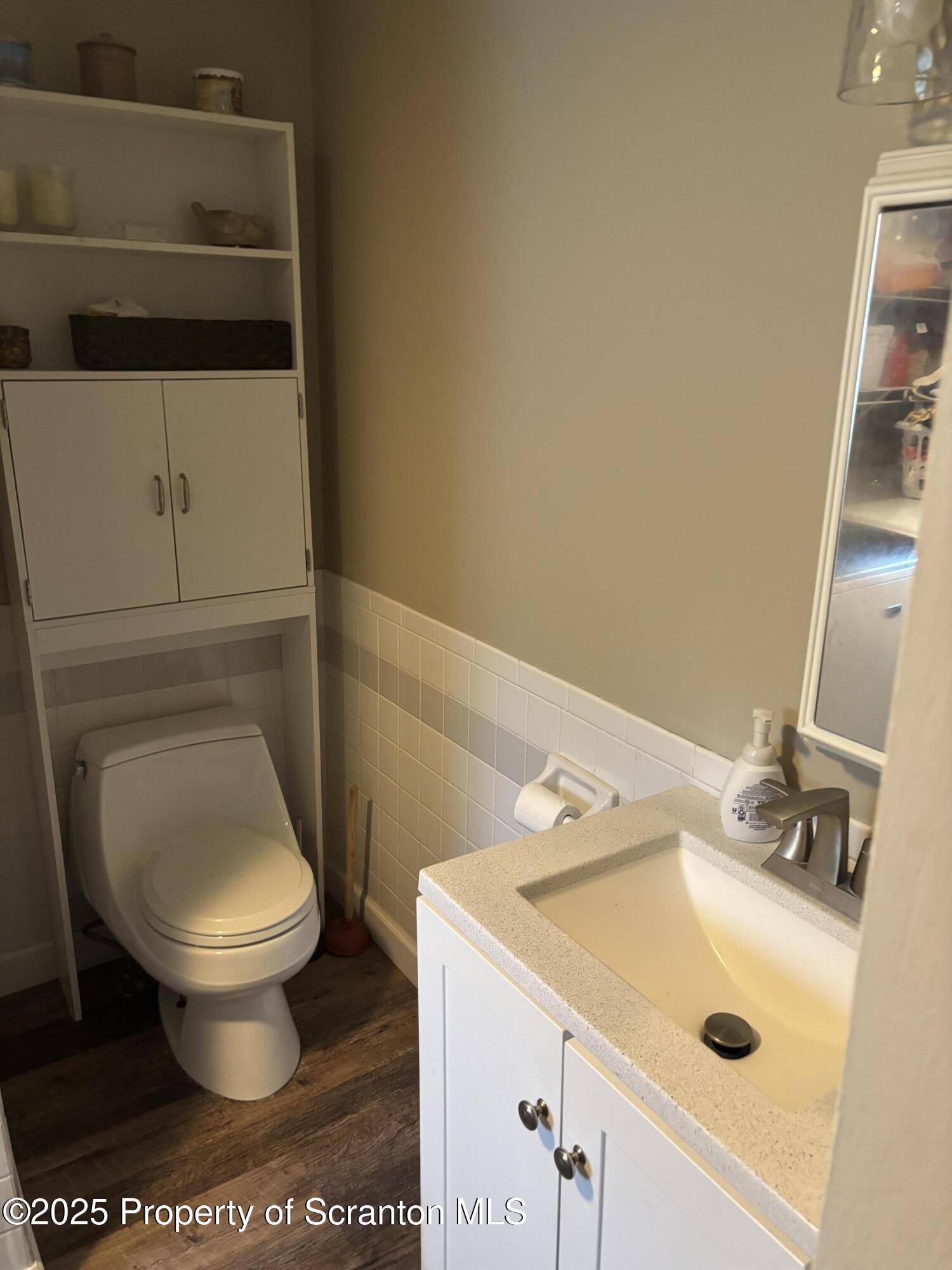 5036 Rear Birney Moosic, PA 18507 - Photo 29 of 35 a bathroom with a sink and a toilet