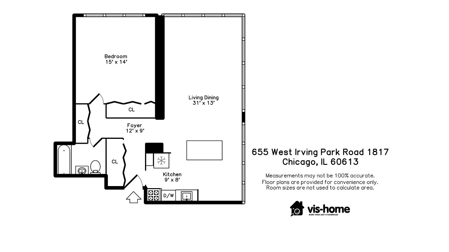 655 West Irving Park Road, Unit 1817 Chicago, IL 60613 - Photo 16 of 41