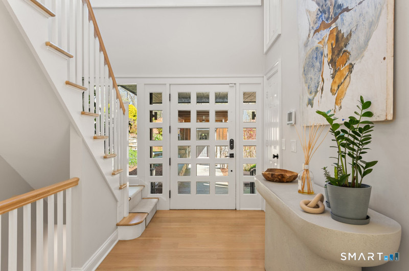 30 Catbrier Road Weston, CT 06883 - Photo 4 of 26 a view of an entryway with wooden floor