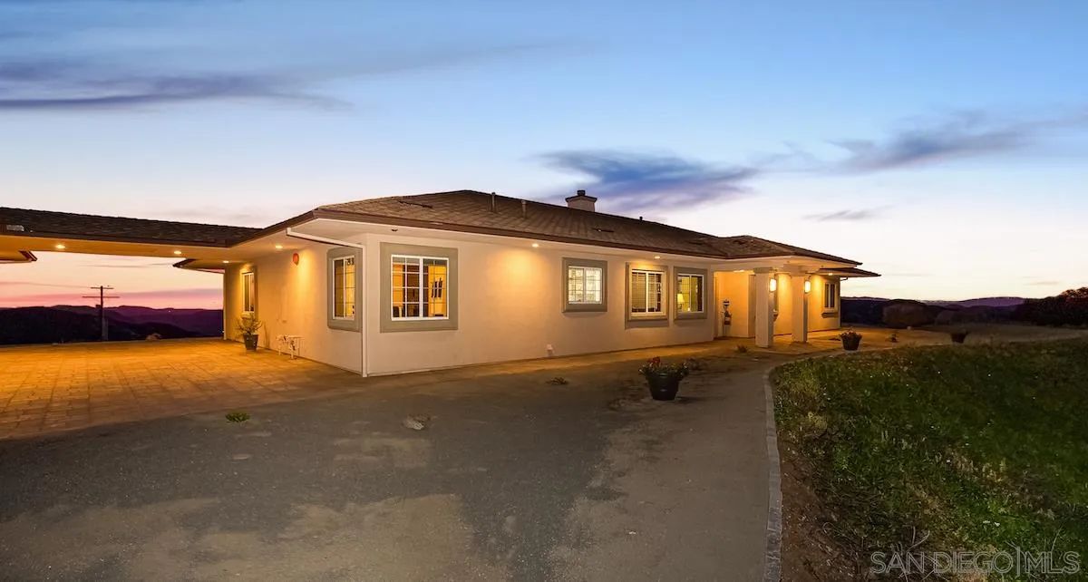 12951 Rancho Heights Road Pala, CA 92059 - Photo 38 of 41 a front view of a house with a yard
