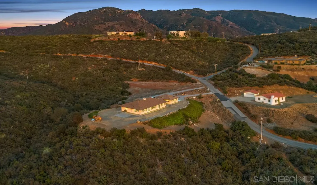 12951 Rancho Heights Road Pala, CA 92059 - Photo 41 of 41 a view of a house with a mountain