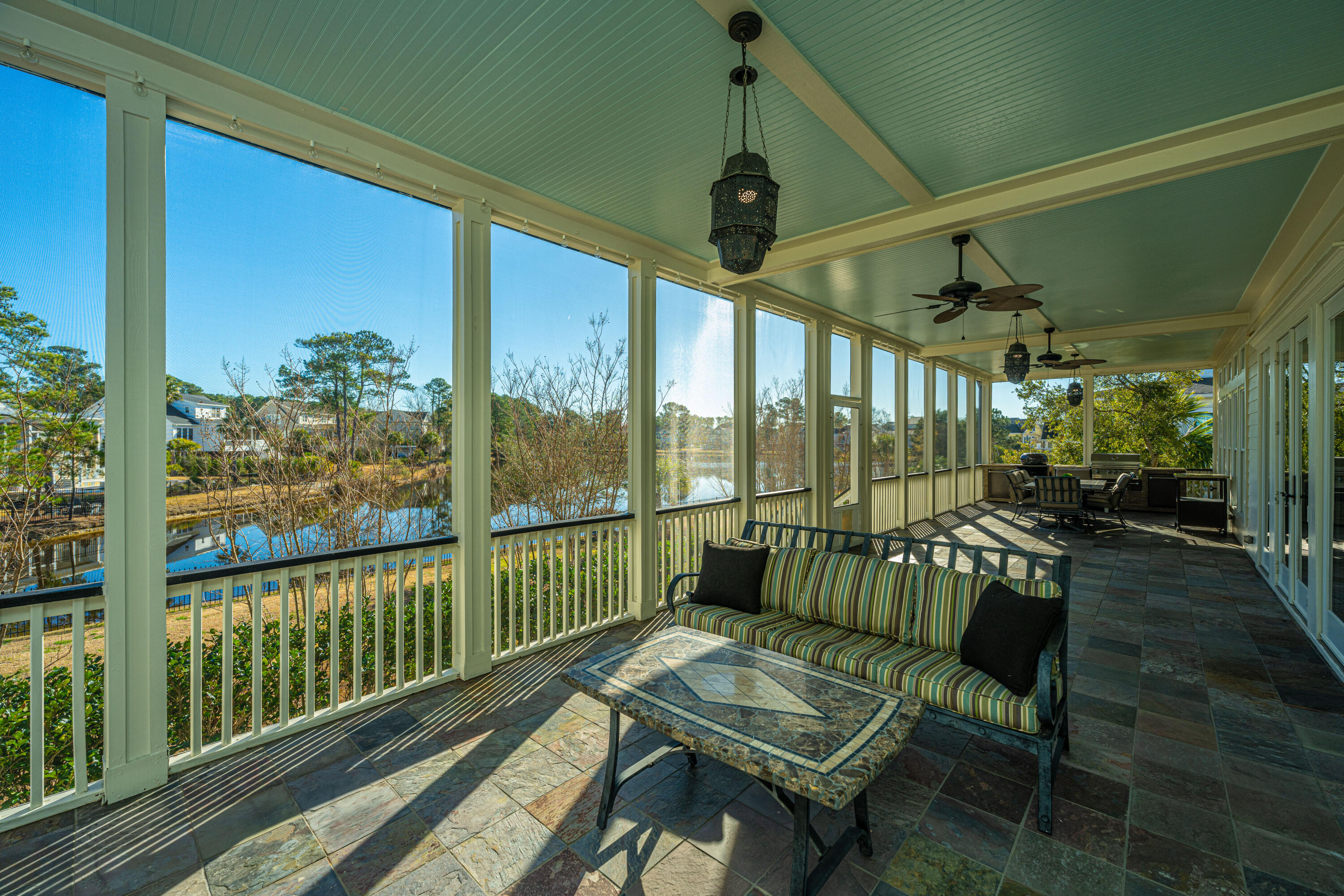 1517 Red Drum Road Mount Pleasant, SC 29466 - Photo 5 of 100 Backyard screen porch views