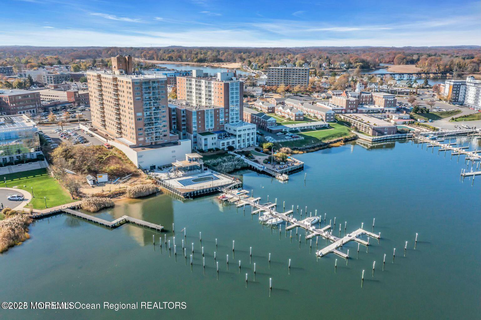 28 Riverside Avenue, Unit 1G Red Bank, NJ 07701 - Photo 21 of 25 a view of a lake with a city