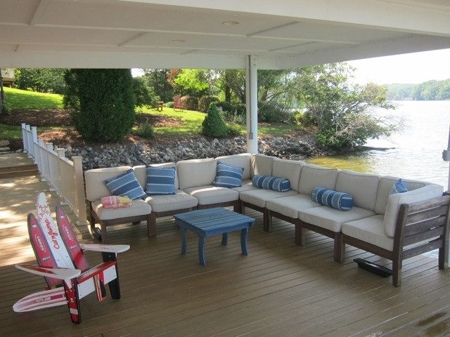 95 Bay Front Road Penhook, VA 24137 - Photo 15 of 19 Seating on dock
