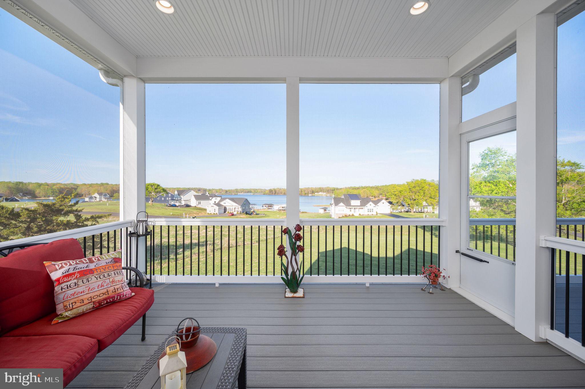 257 Rock Island Ridge Mineral, VA 23117 - Photo 61 of 128 a balcony with couch and city view