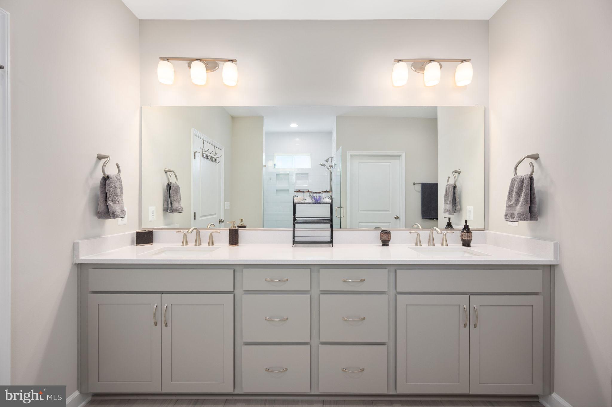 257 Rock Island Ridge Mineral, VA 23117 - Photo 67 of 128 a bathroom with a sink and a mirror