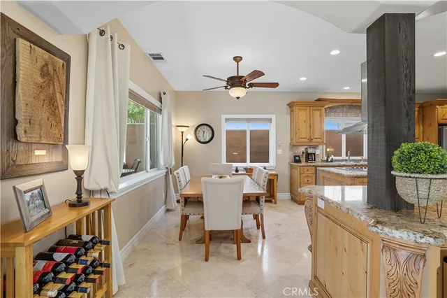 a view of a porch with furniture