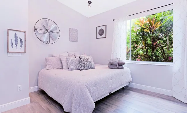 a view of a porch with a yard