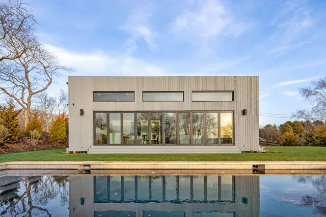 swimming pool view with a outdoor space