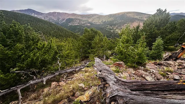 a view of a mountains