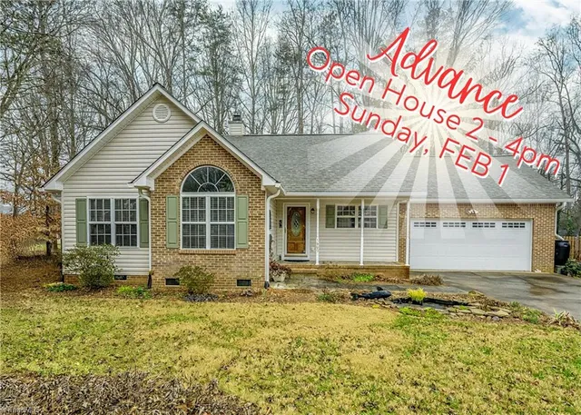 $365,000 | 1609 Underpass Road, Advance, NC 27006