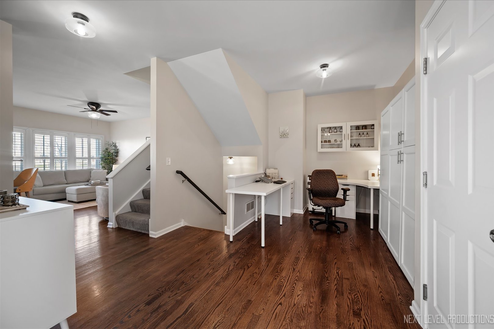 1164 Freedom Road Elburn, IL 60119 - Photo 5 of 31 a living room with furniture and wooden floor