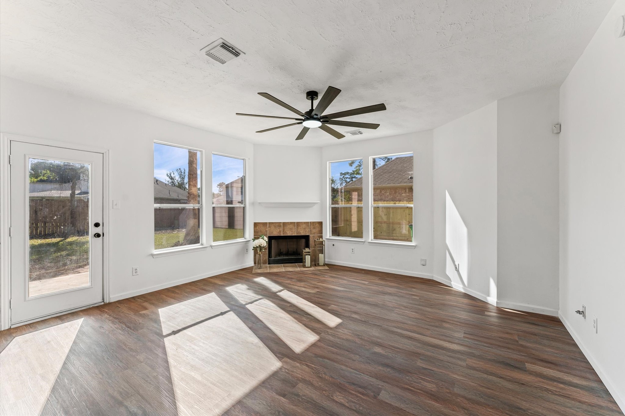 2830 Fern Hill Drive Spring, TX 77373 - Photo 9 of 22 a view of livingroom with furniture fireplace and window