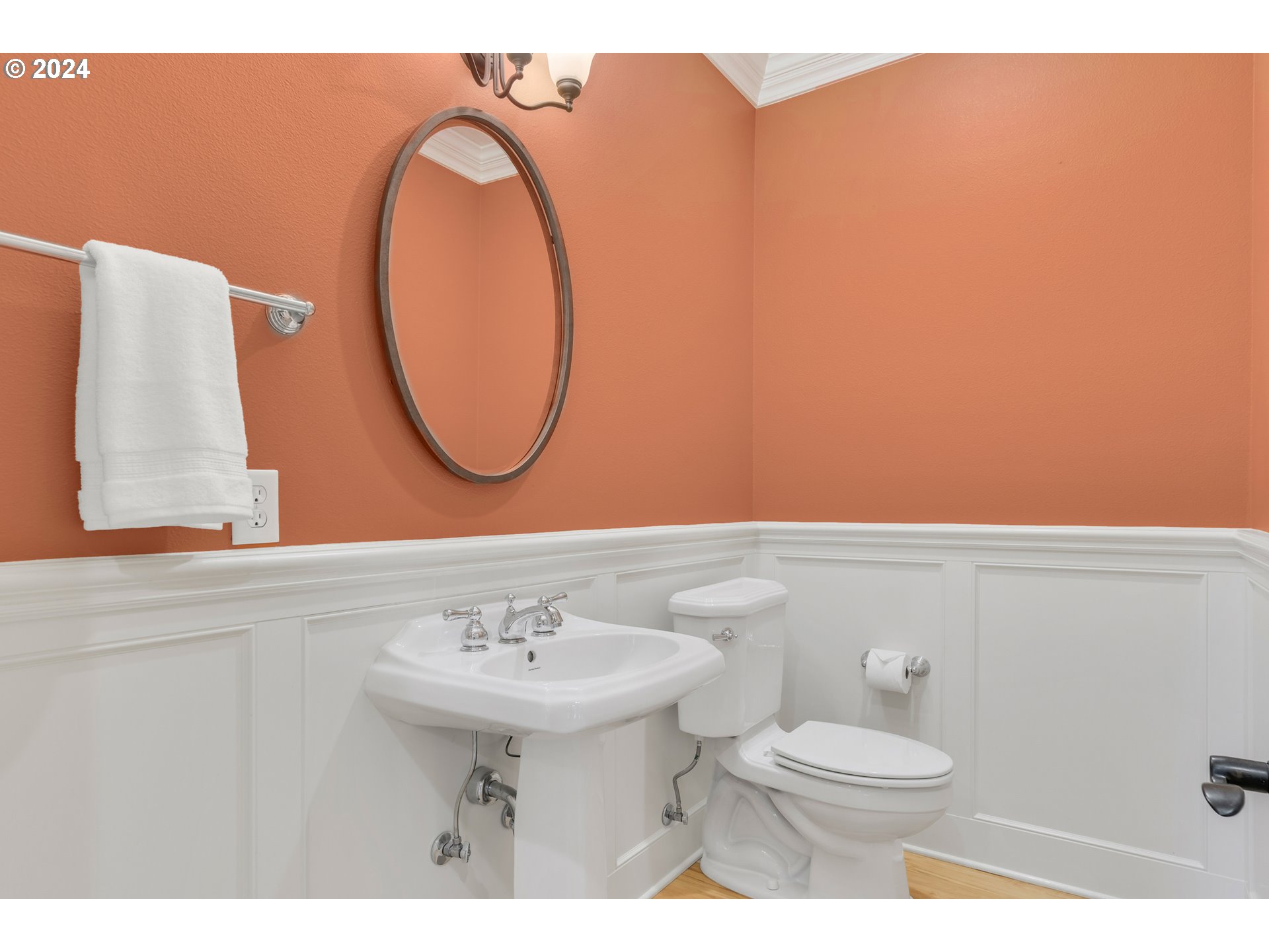6164 Fernhill Loop Springfield, OR 97478 - Photo 30 of 48 a bathroom with a sink mirror and toilet