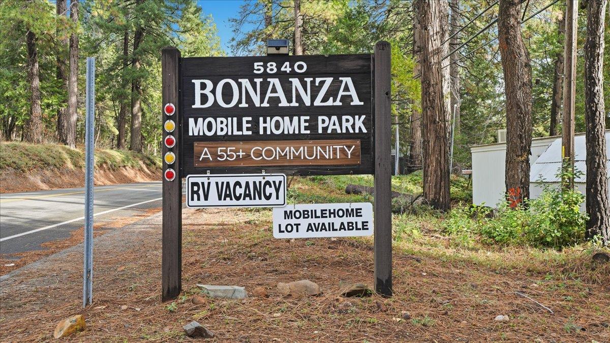 5840 Pony Express Trail, Unit 46 Pollock Pines, CA 95726 - Photo 22 of 22 a sign on the side of the road