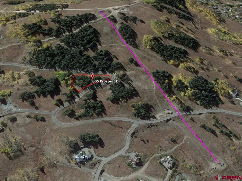 605 Prospect Drive Crested Butte, CO 81225 - Photo 13 of 20 an aerial view of a house with a yard