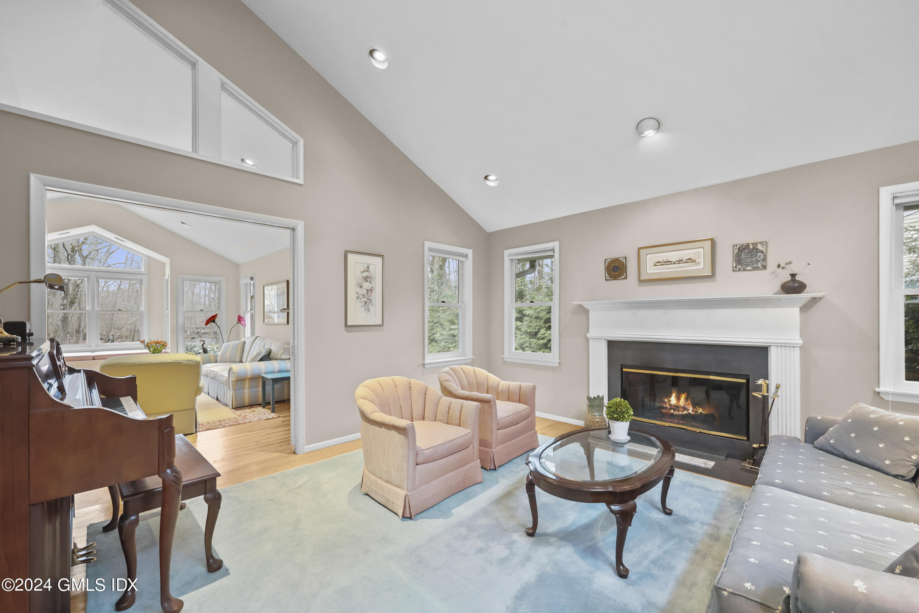 28 Dandy Drive Cos Cob, CT 06807 - Photo 4 of 24 a living room with furniture and a fireplace