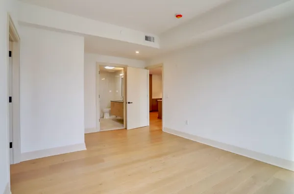 a view of a hallway with a elevator