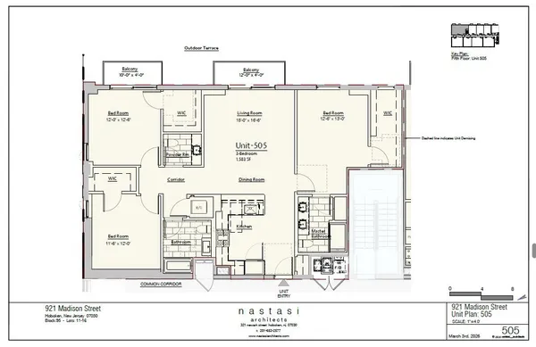 $1,975,000 | 921 Madison Street, Unit 505, Hoboken, NJ 07030