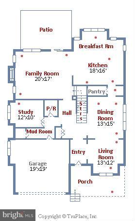 5902 Conway Road Bethesda, MD 20817 - Photo 28 of 30 Main Level Floor Plan
