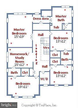 5902 Conway Road Bethesda, MD 20817 - Photo 29 of 30 Upper Level Floor Plan