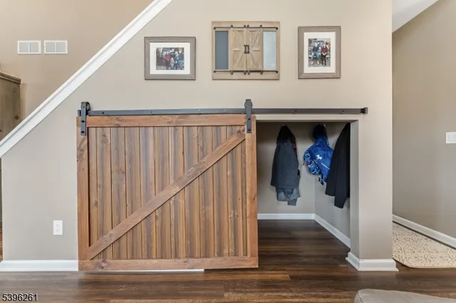 a white bath tub sitting in a bathroom