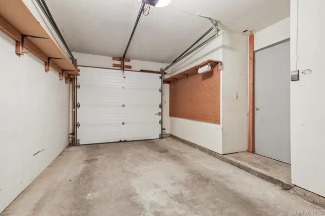 a view of a balcony with wooden floor