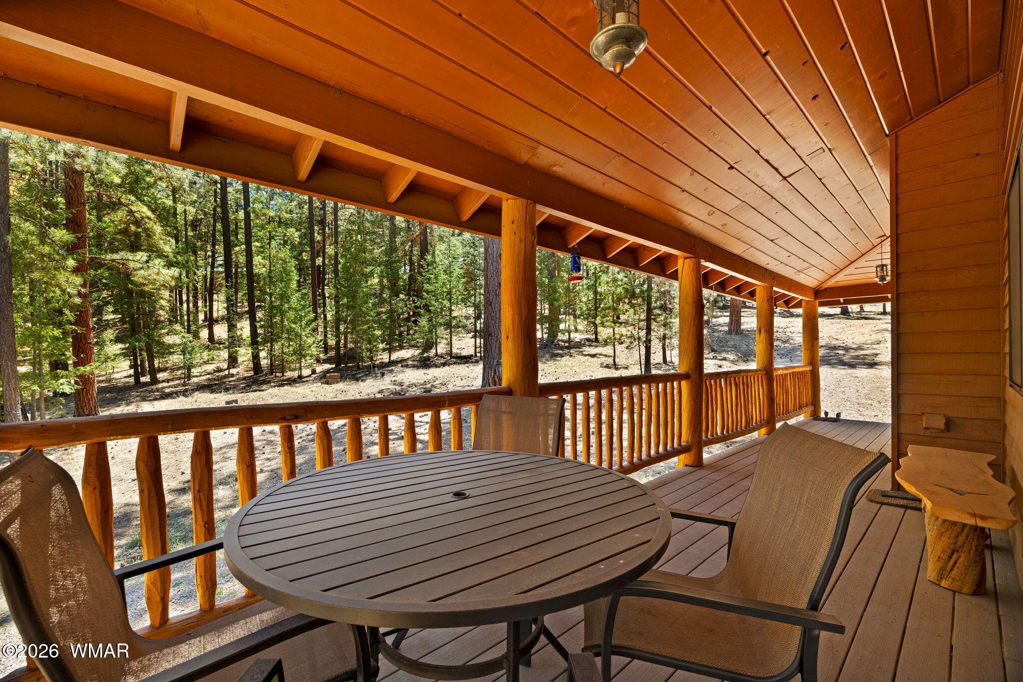 48 North 1068th Street Greer, AZ 85927 - Photo 27 of 37 a view of a patio with wooden floor