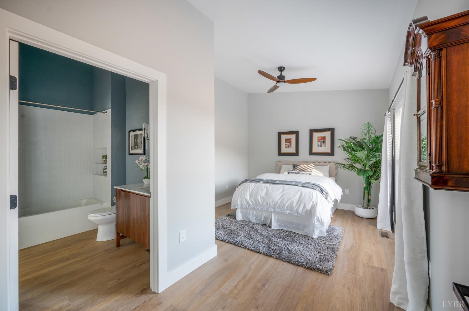 197 Cricket Lane Rustburg, VA 24588 - Photo 24 of 38 a living room with furniture and a fireplace