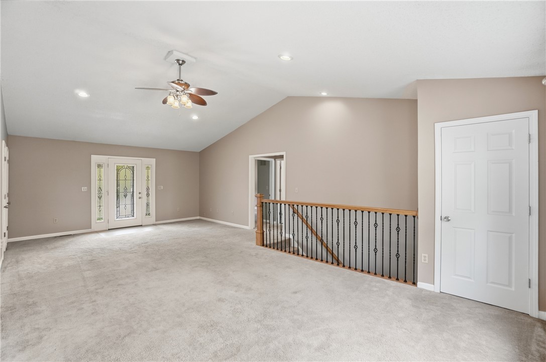 1208 Jarva Lane Springboro, OH 45066 - Photo 15 of 75 This airy space features vaulted ceilings and plush carpeting, perfect for comfortable living.