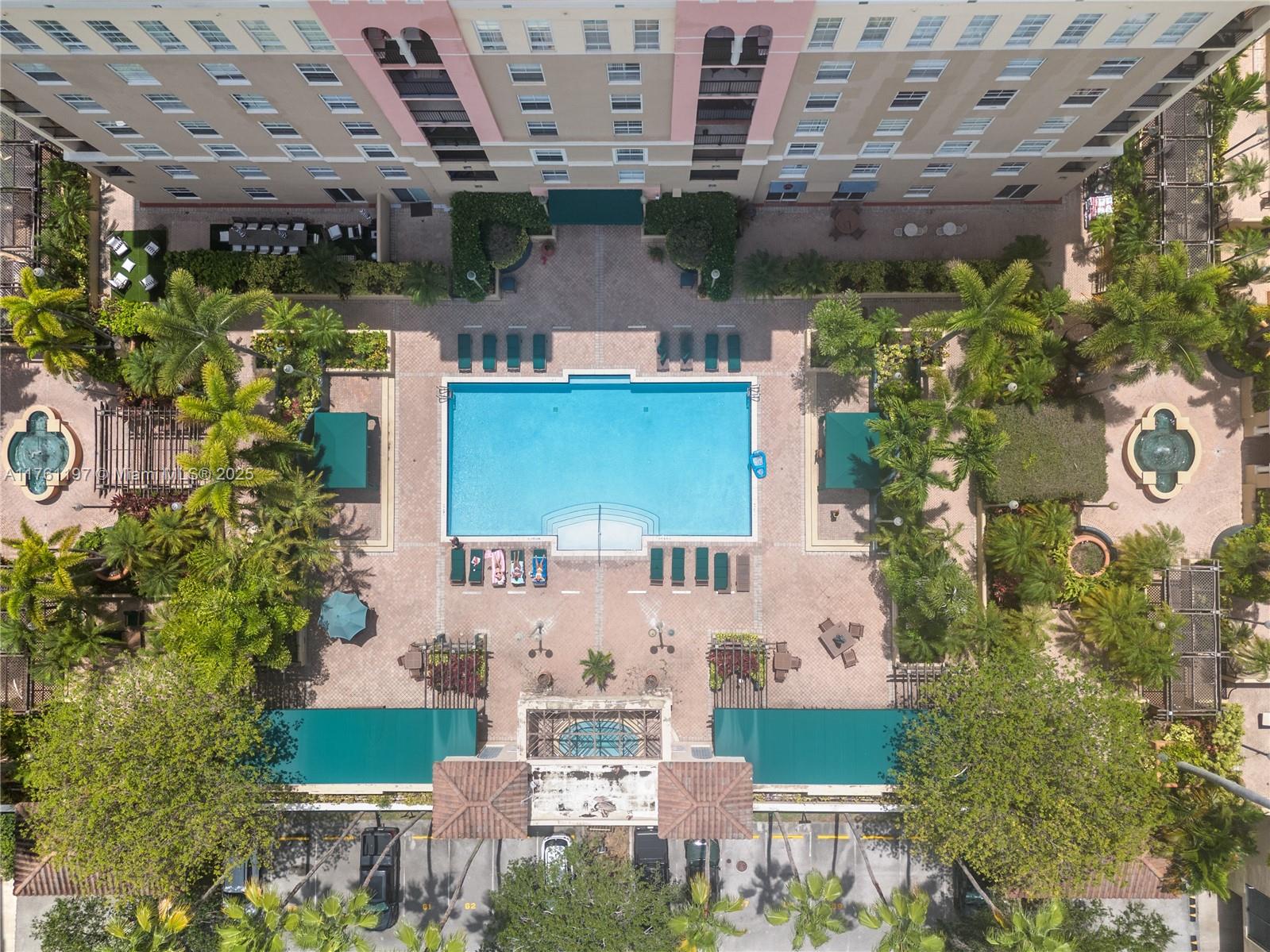 520 Southeast 5th Avenue, Unit 1507 Fort Lauderdale, FL 33301 - Photo 21 of 41 a aerial view of a house with a garden and plants