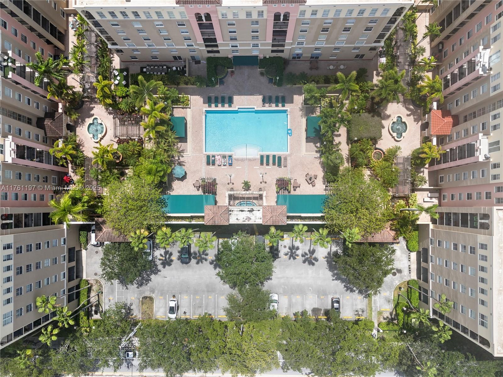 520 Southeast 5th Avenue, Unit 1507 Fort Lauderdale, FL 33301 - Photo 35 of 41 a aerial view of a house with a garden and plants