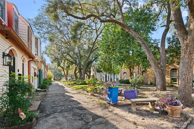 a view of street with trees