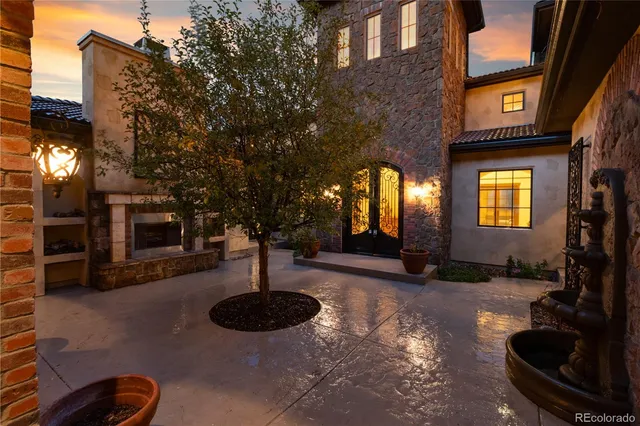 a view of a building with many windows