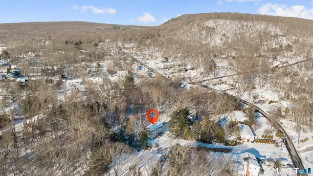 a view of city and mountain