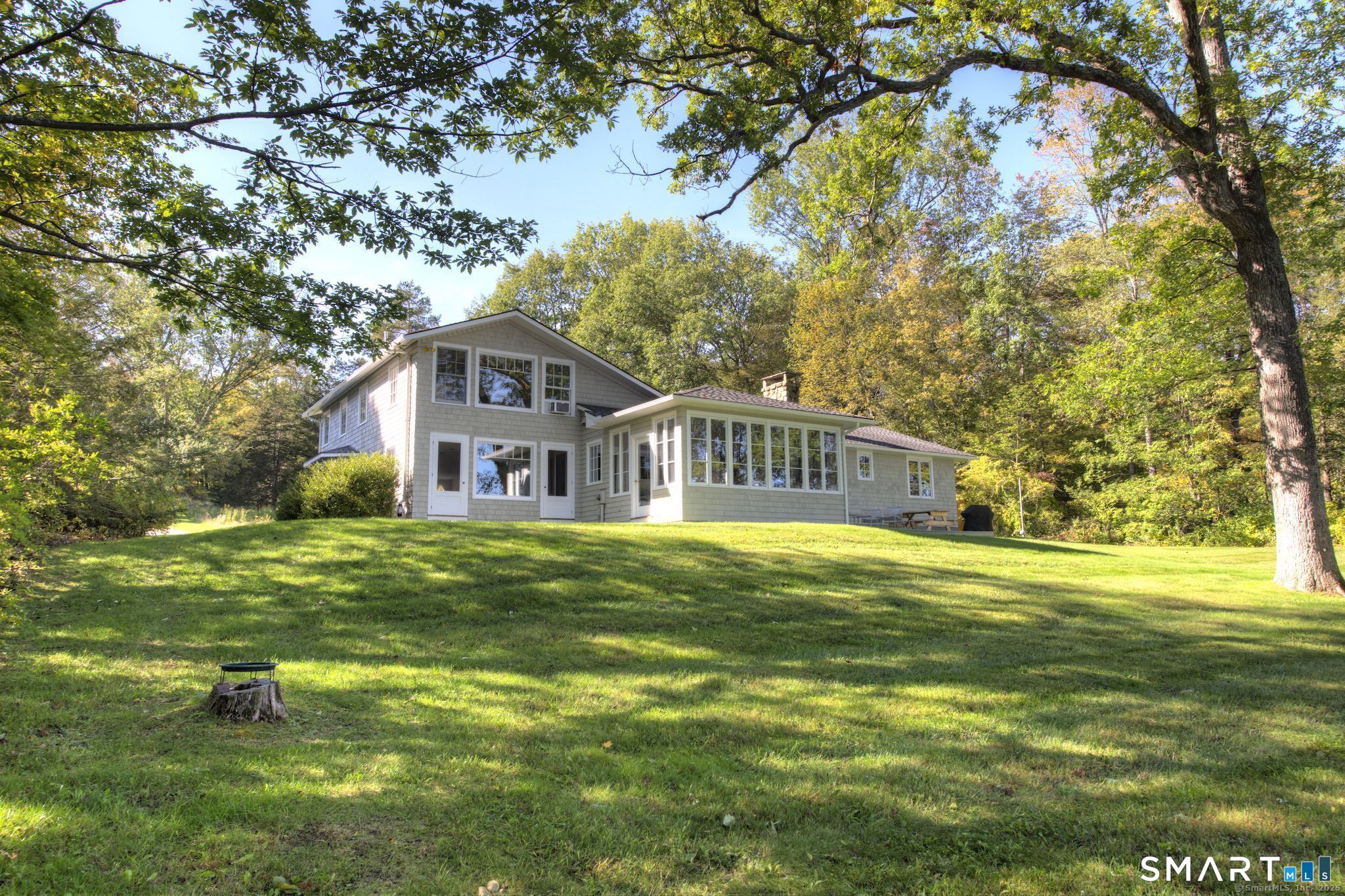 63 Old Cne Road Salisbury, CT 06039 - Photo 4 of 39 a front view of house with yard and green space