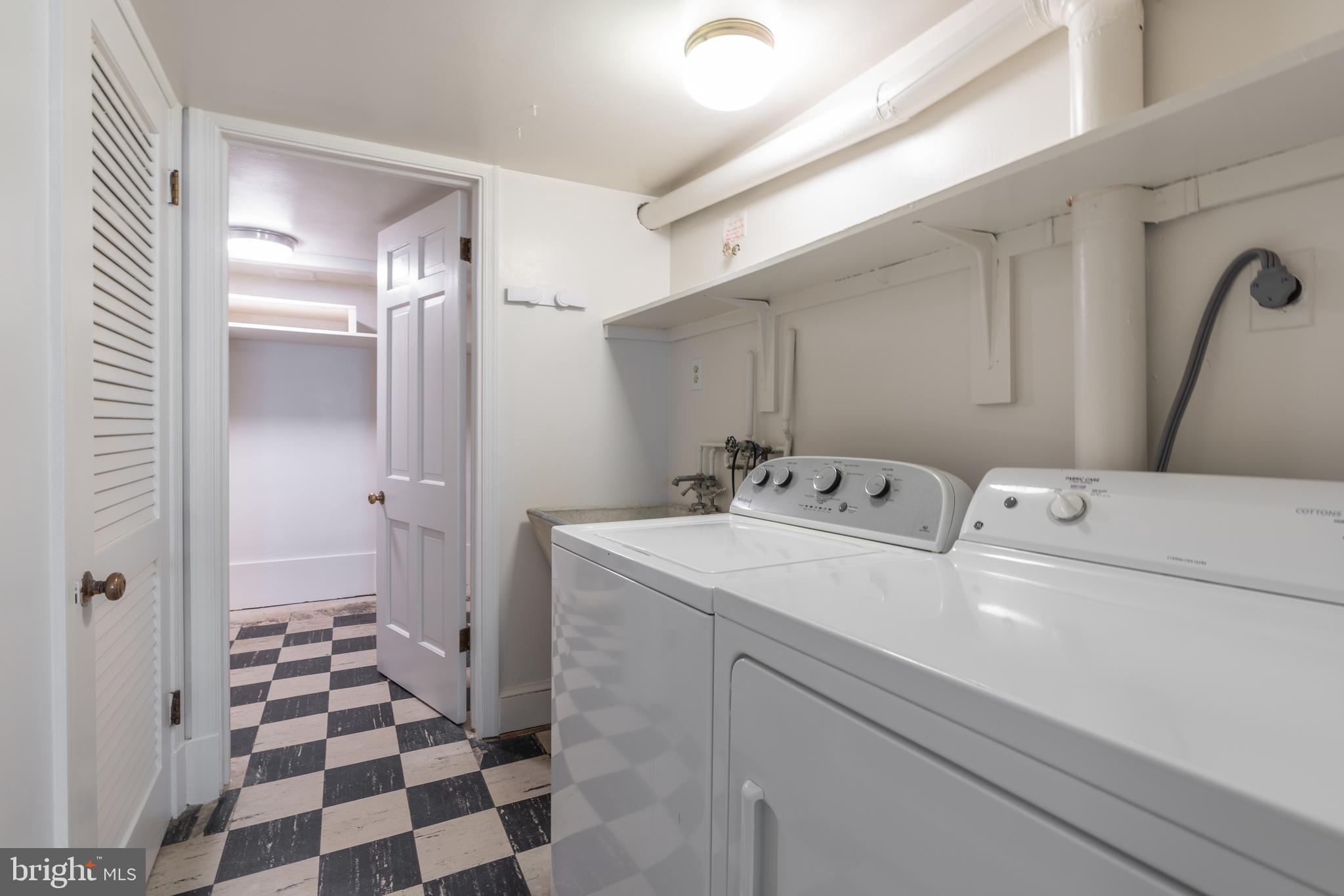 3339 P Street Northwest Washington, DC 20007 - Photo 21 of 21 laundry room w/wash sink