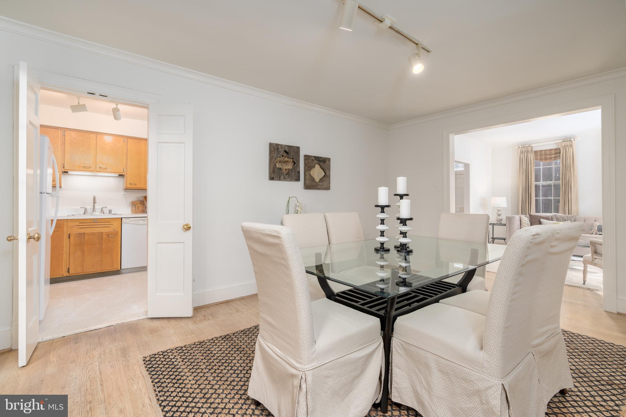3339 P Street Northwest Washington, DC 20007 - Photo 8 of 21 dining room into kitchen