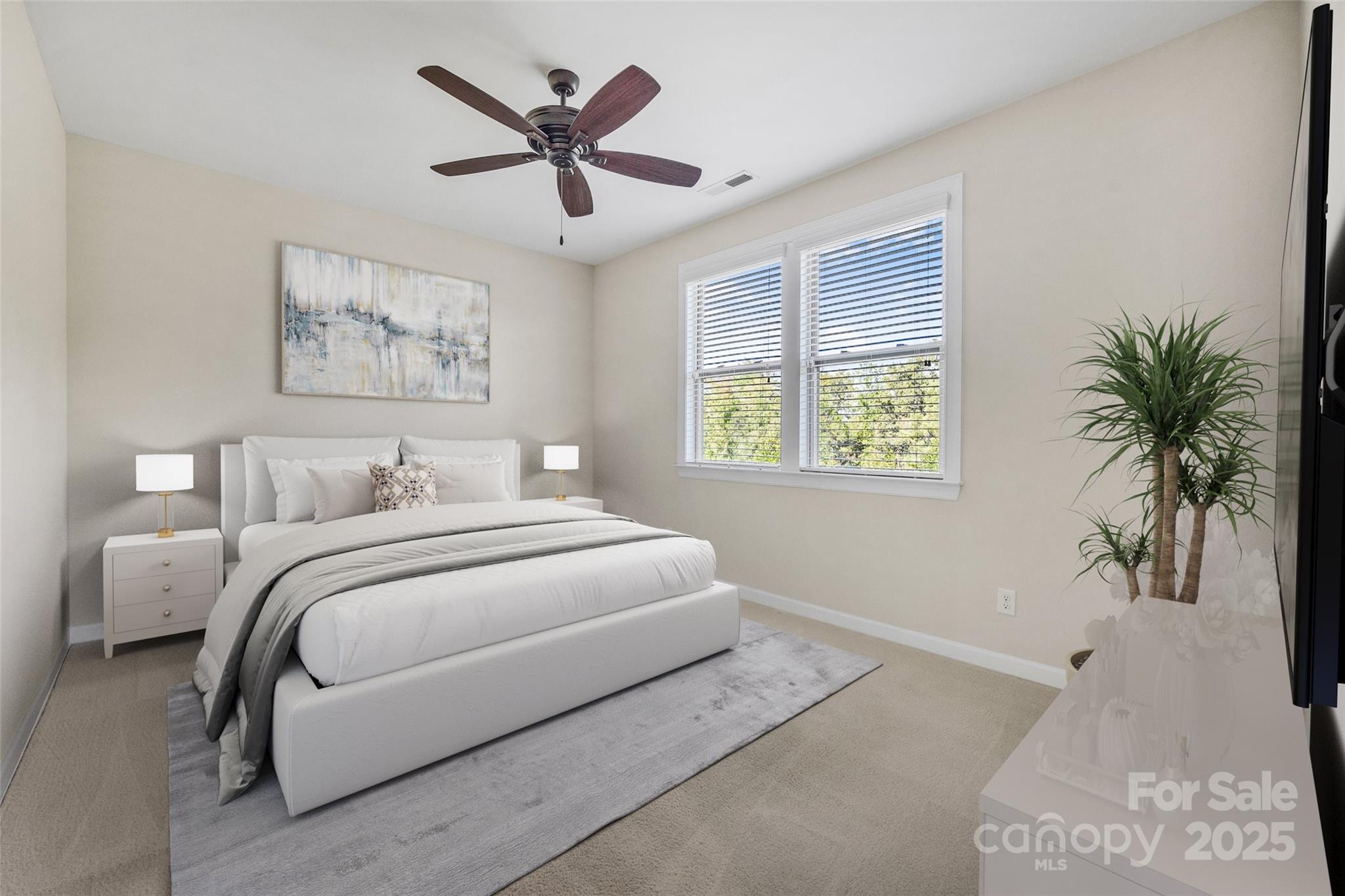 1268 Independence Street Tega Cay, SC 29708 - Photo 12 of 29 a spacious bedroom with a bed and a window