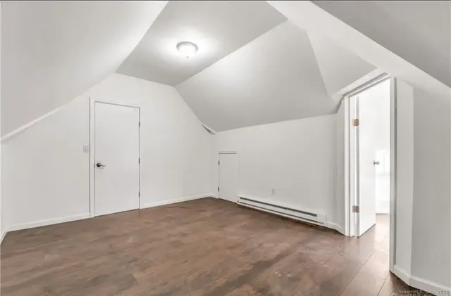 an empty room with a natural light