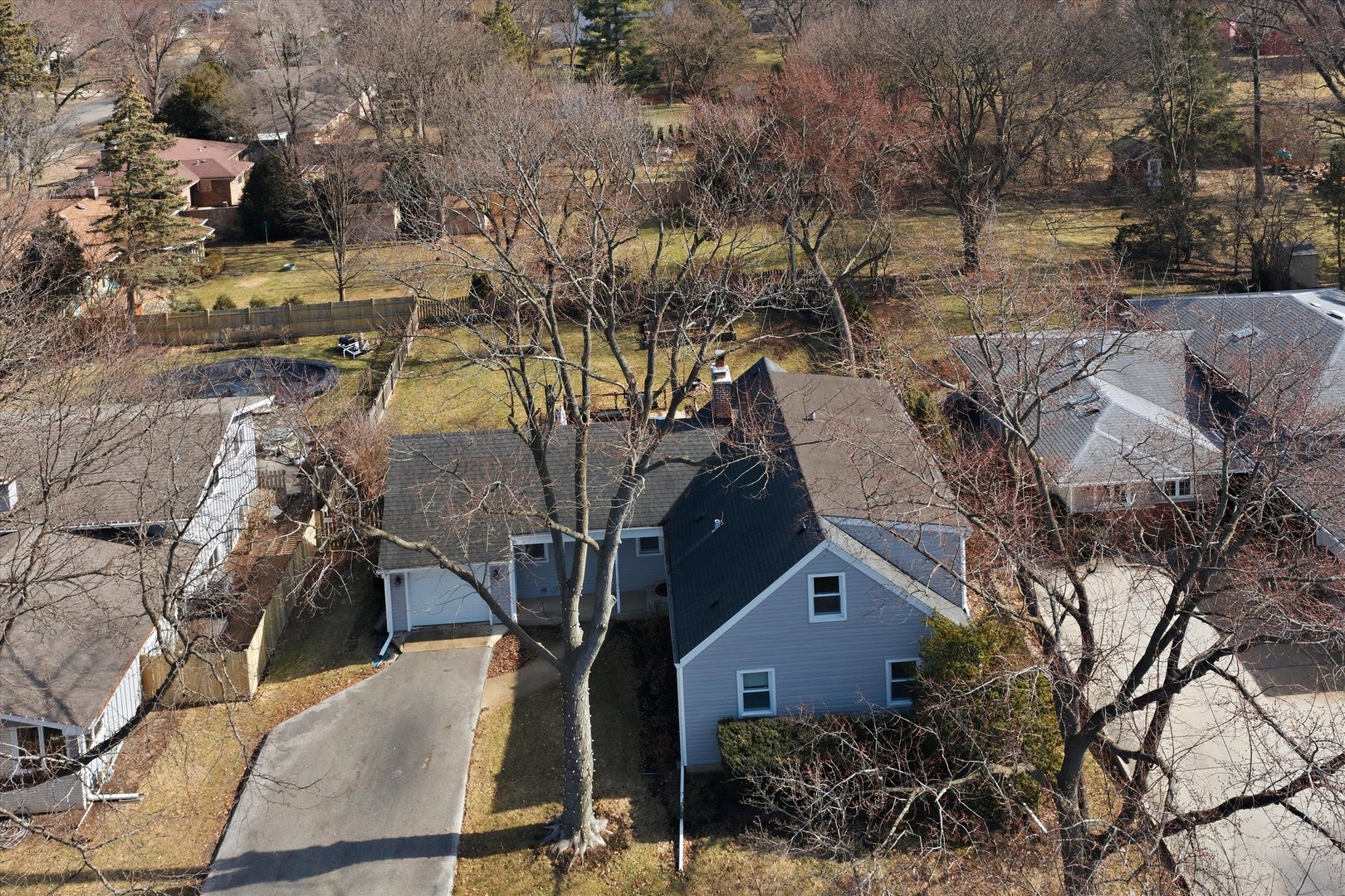 5813 Dunham Road Downers Grove, IL 60516 - Photo 2 of 6 an aerial view of a house with a yard
