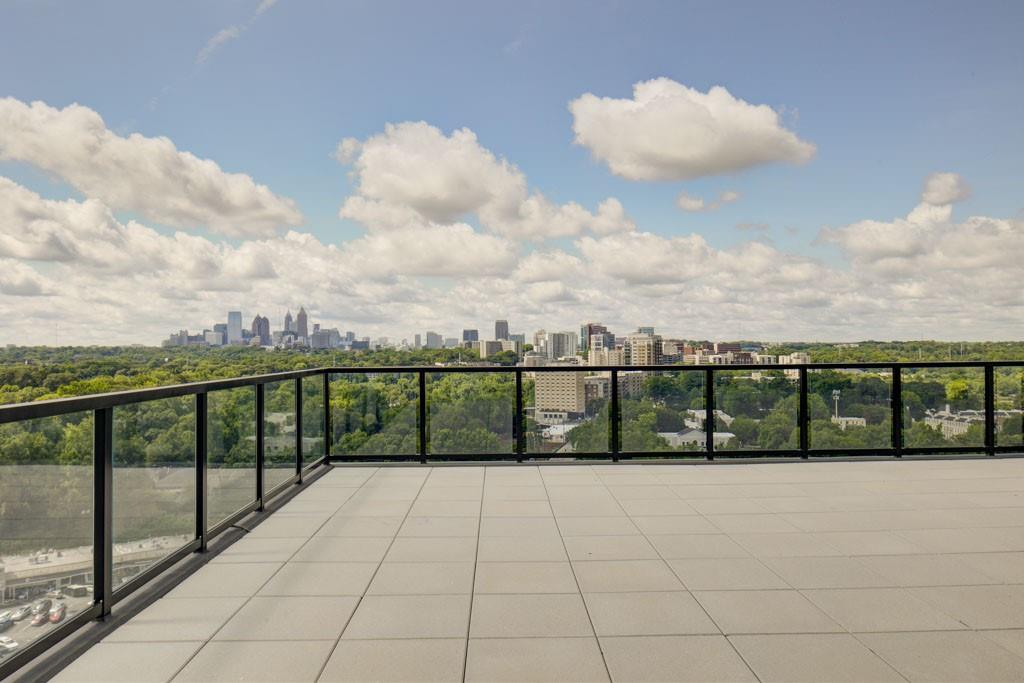 2425 Peachtree Street Northeast, Unit 1505 Atlanta, GA 30305 - Photo 11 of 25 a view of city from a balcony