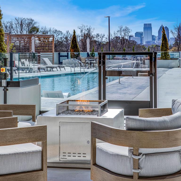 2425 Peachtree Street Northeast, Unit 1505 Atlanta, GA 30305 - Photo 20 of 25 a view of a water fountain in front of building