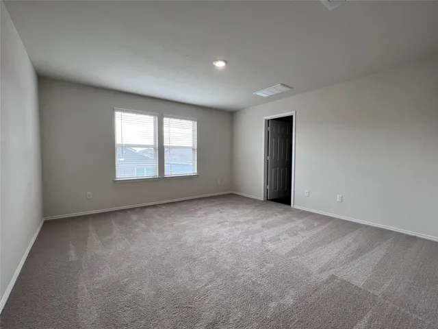 a close view of closet