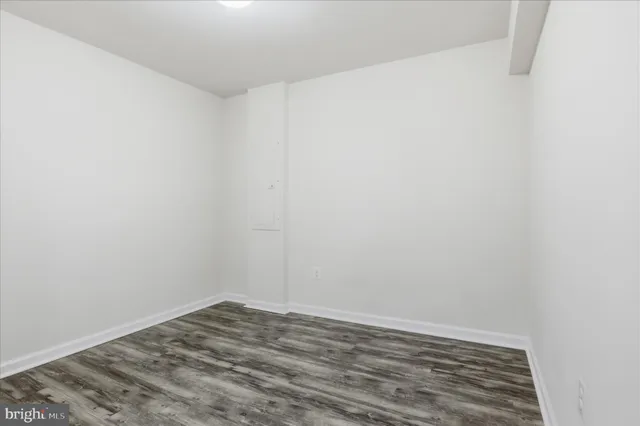 a car is parked in a garage