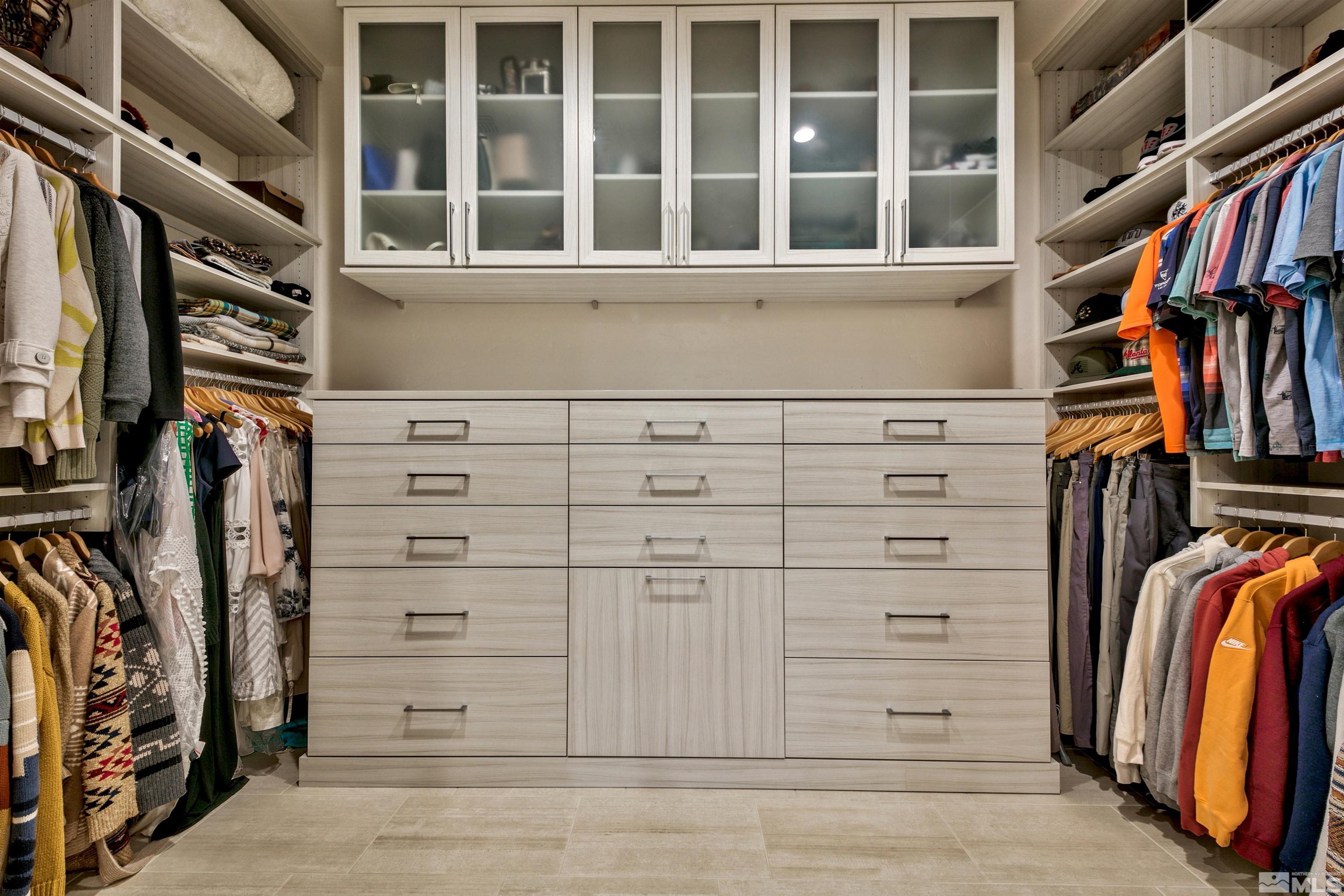 2385 Buttermere Drive Reno, NV 89521 - Photo 16 of 40 a view of walk in closet with clothes and shoes