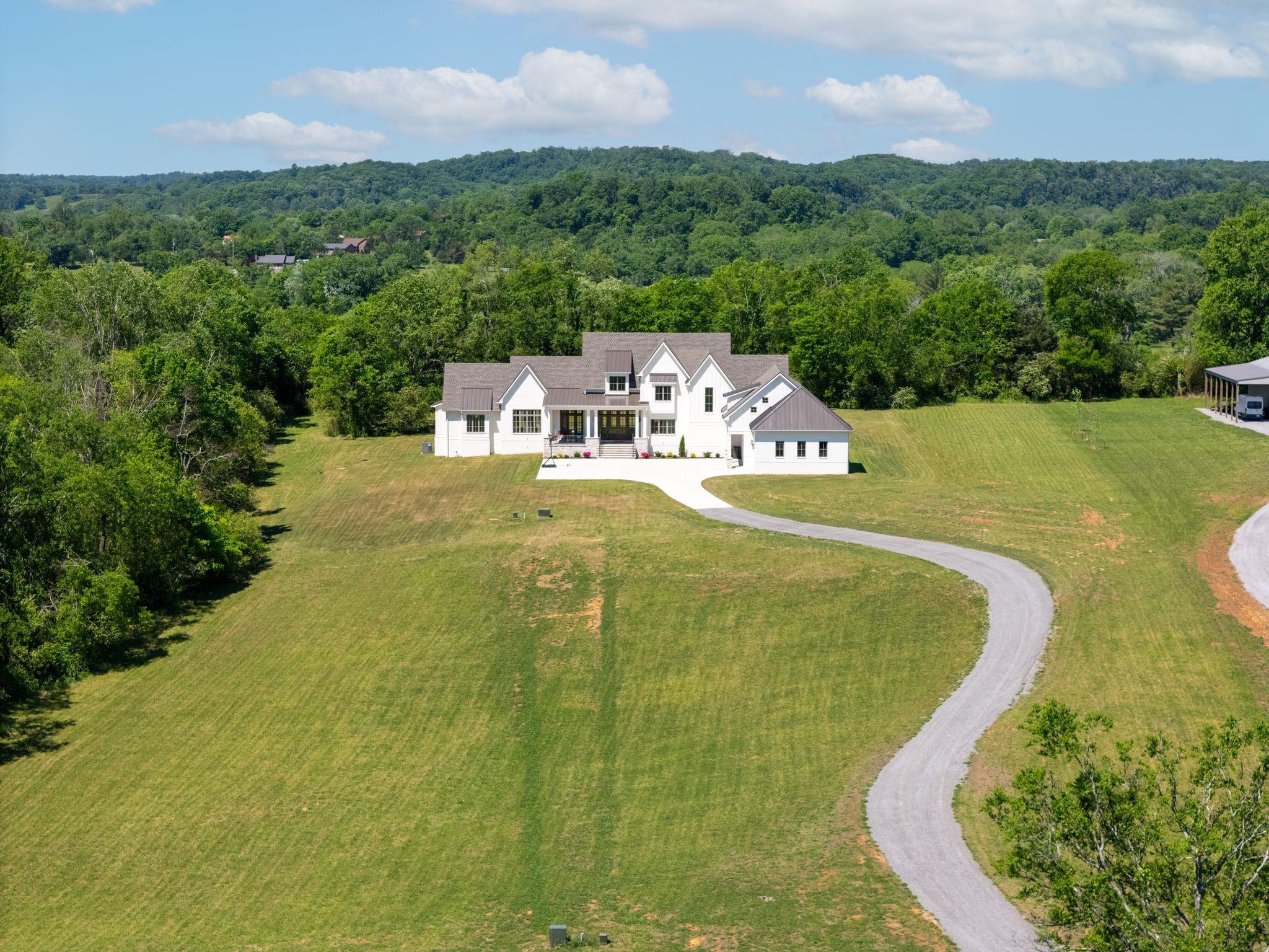 197 E Bugg Hollow Road Cottontown, TN 37048 - Photo 57 of 58 a view of a swimming pool with a yard