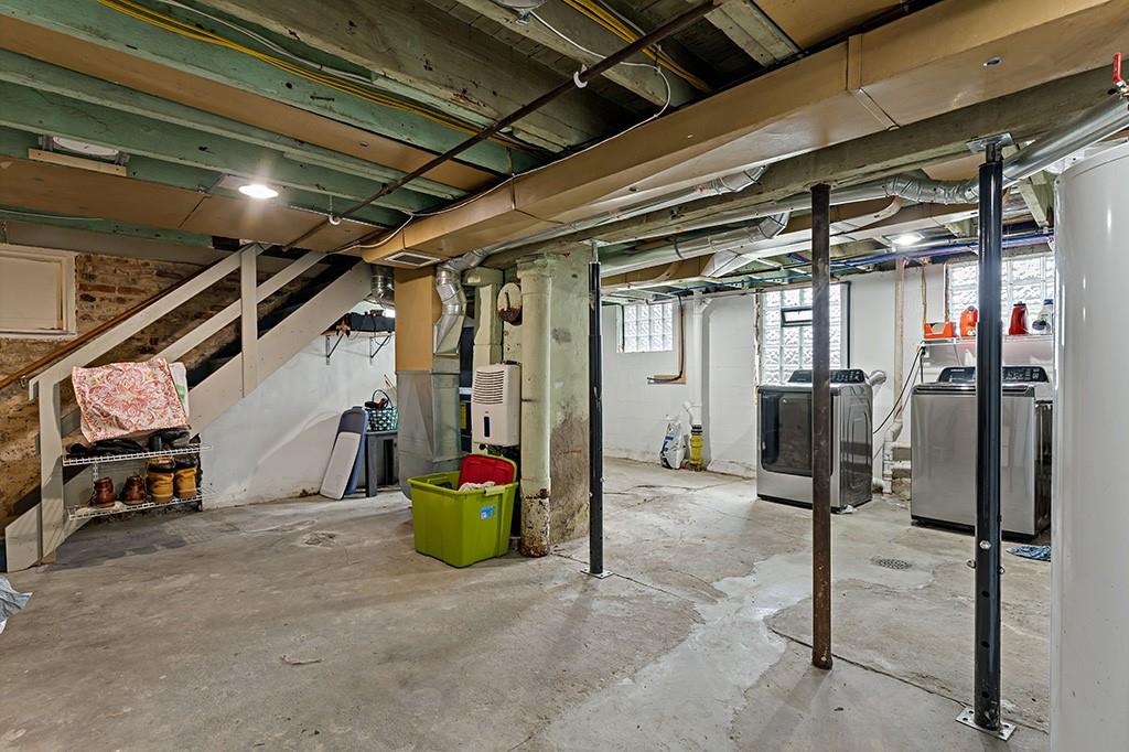231 Scott Road Pittsburgh, PA 15239 - Photo 20 of 30 a view of a storage room with stairs